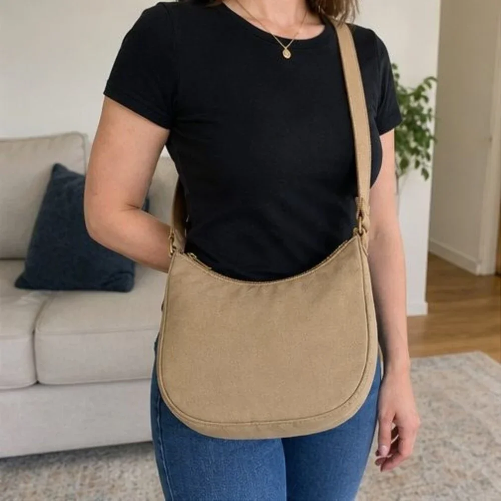 Forest Saffiano Crossbody Bag